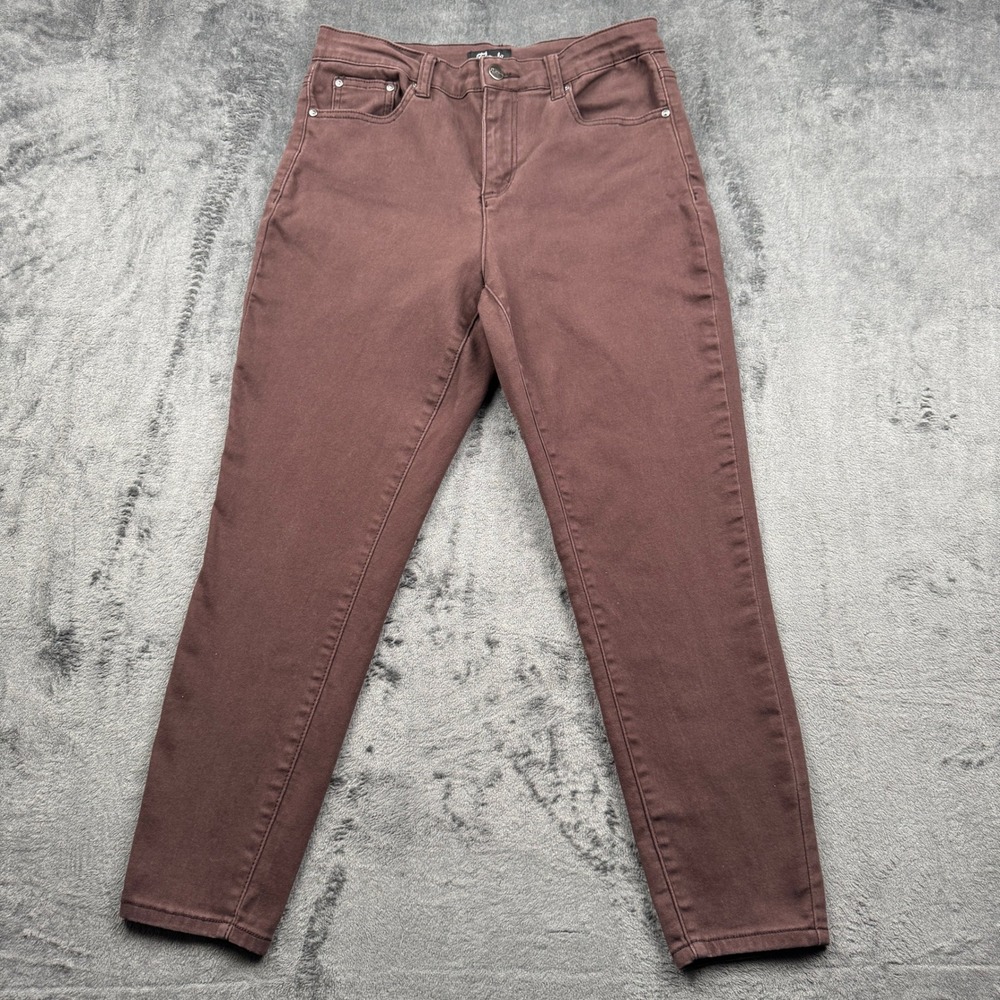 Tailormade Skinny Jeans Women 29 Brown High Rise Stretch Denim Excellent